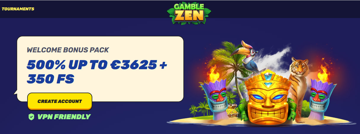 Gamblezen casino screenshot