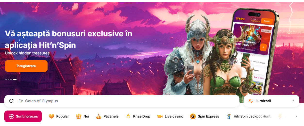 HitNSpin casino screenshot